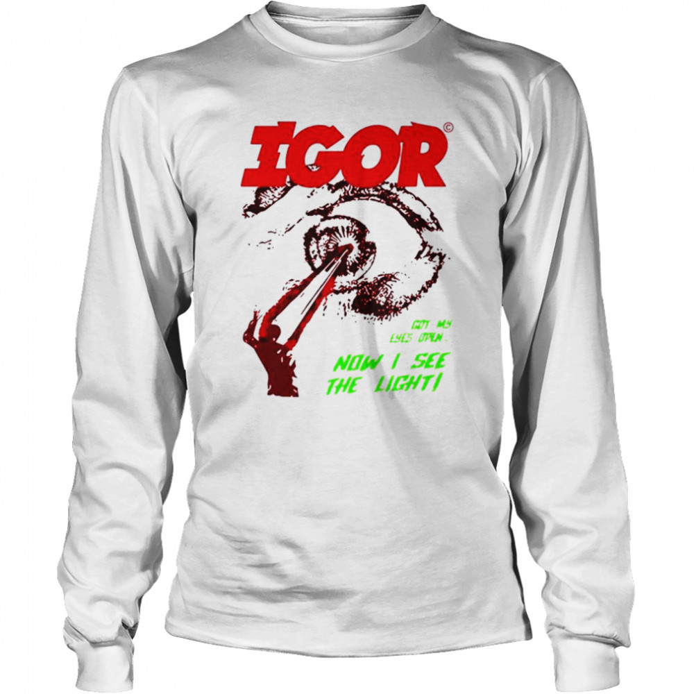 Igor Album Now I See Tyler The Creator shirt Long Sleeved T-shirt