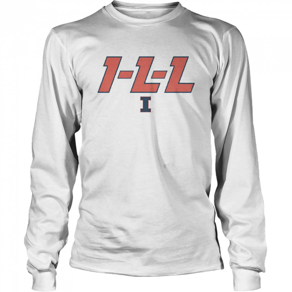 Illinois Fighting Illini I-L-L Cheer  Long Sleeved T-shirt