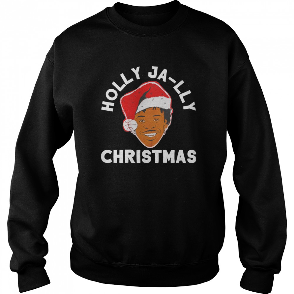 ja morant holly jally christmas shirt unisex sweatshirt