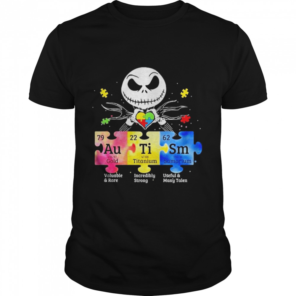 Jack Skellington Autism Valuable and Rare Incredibly strong Useful and Many Talent shirt Classic Men's T-shirt