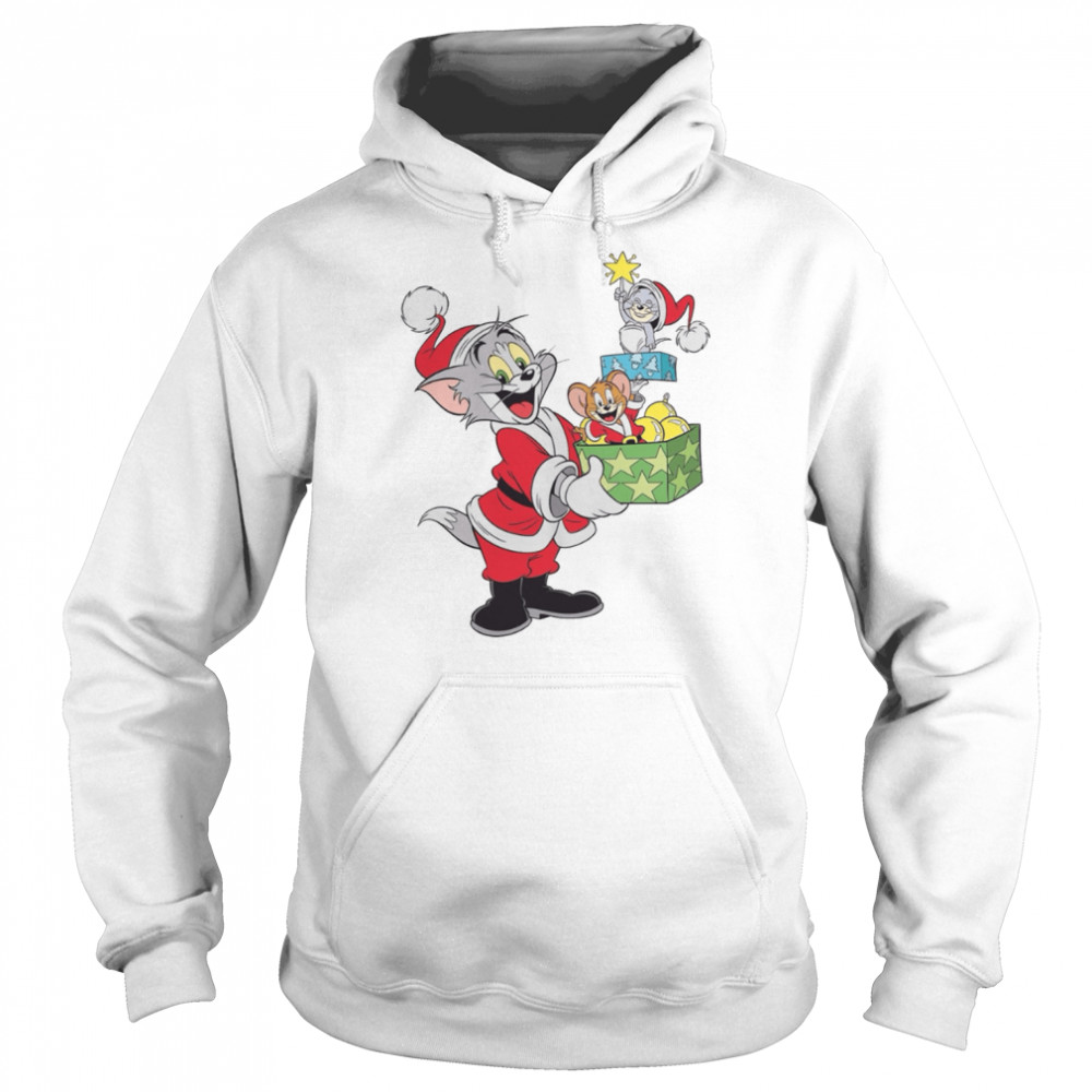 Jerry In A Box Cartoon Tom And Jerry shirt Unisex Hoodie