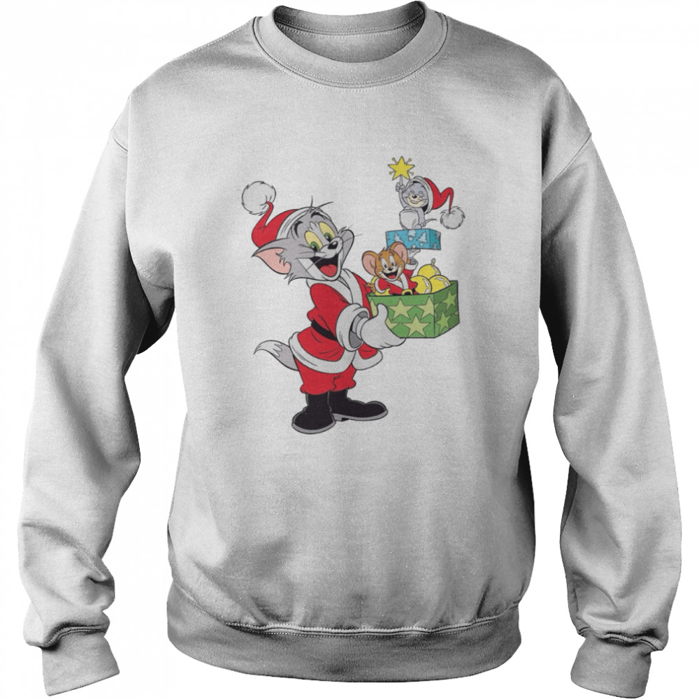 Jerry In A Box Cartoon Tom And Jerry shirt Unisex Sweatshirt