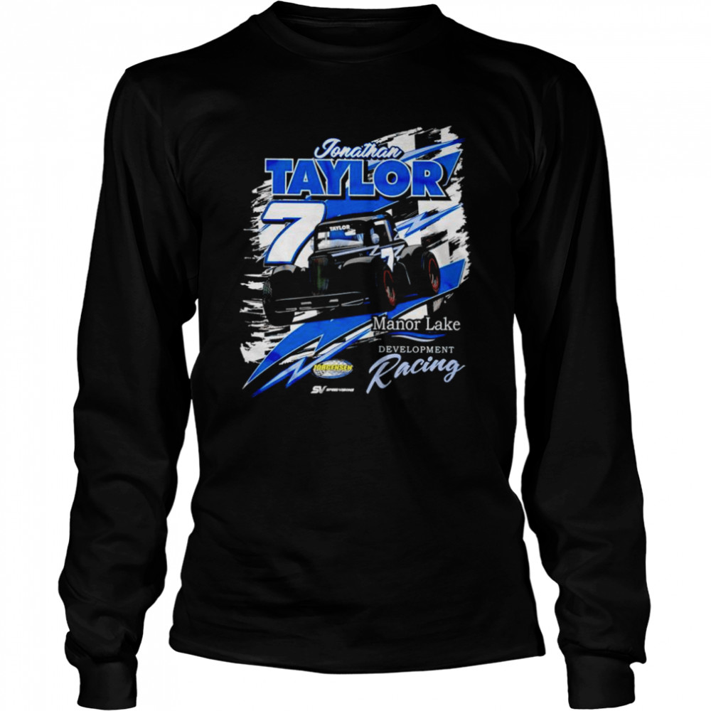 Jonathan Taylor 2022 Legend Car Manor Lake Development Racing shirt Long Sleeved T-shirt