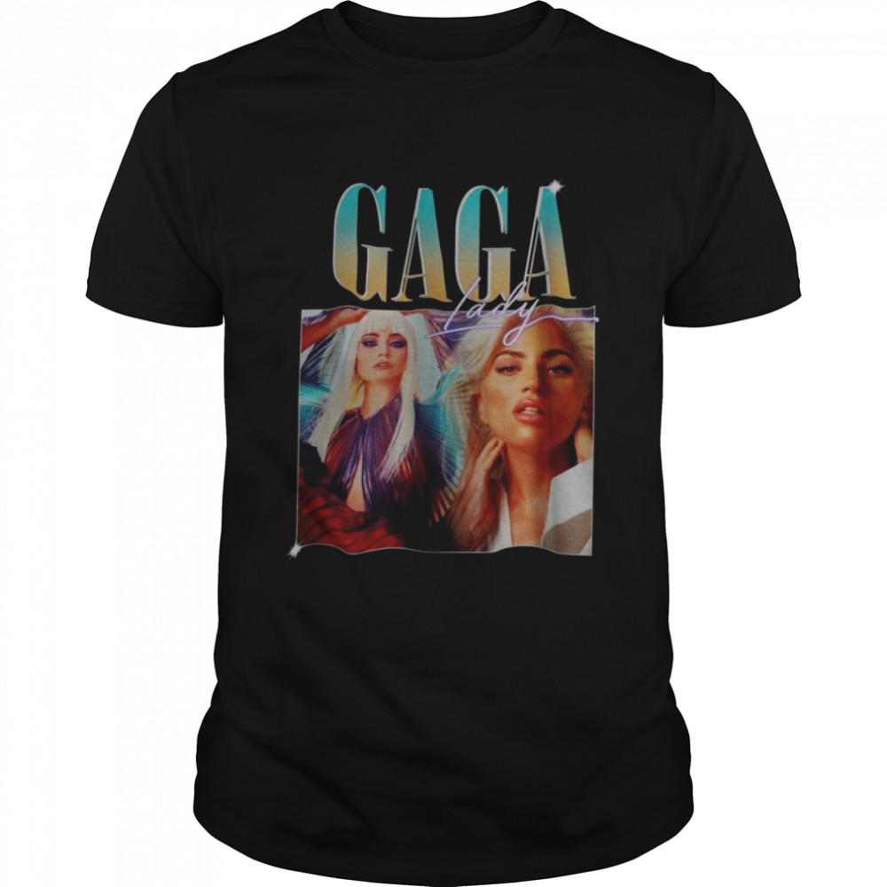 Lady Gaga Singer Pop Dance Elektronik Vintage Inspired 90s shirt Classic Men's T-shirt