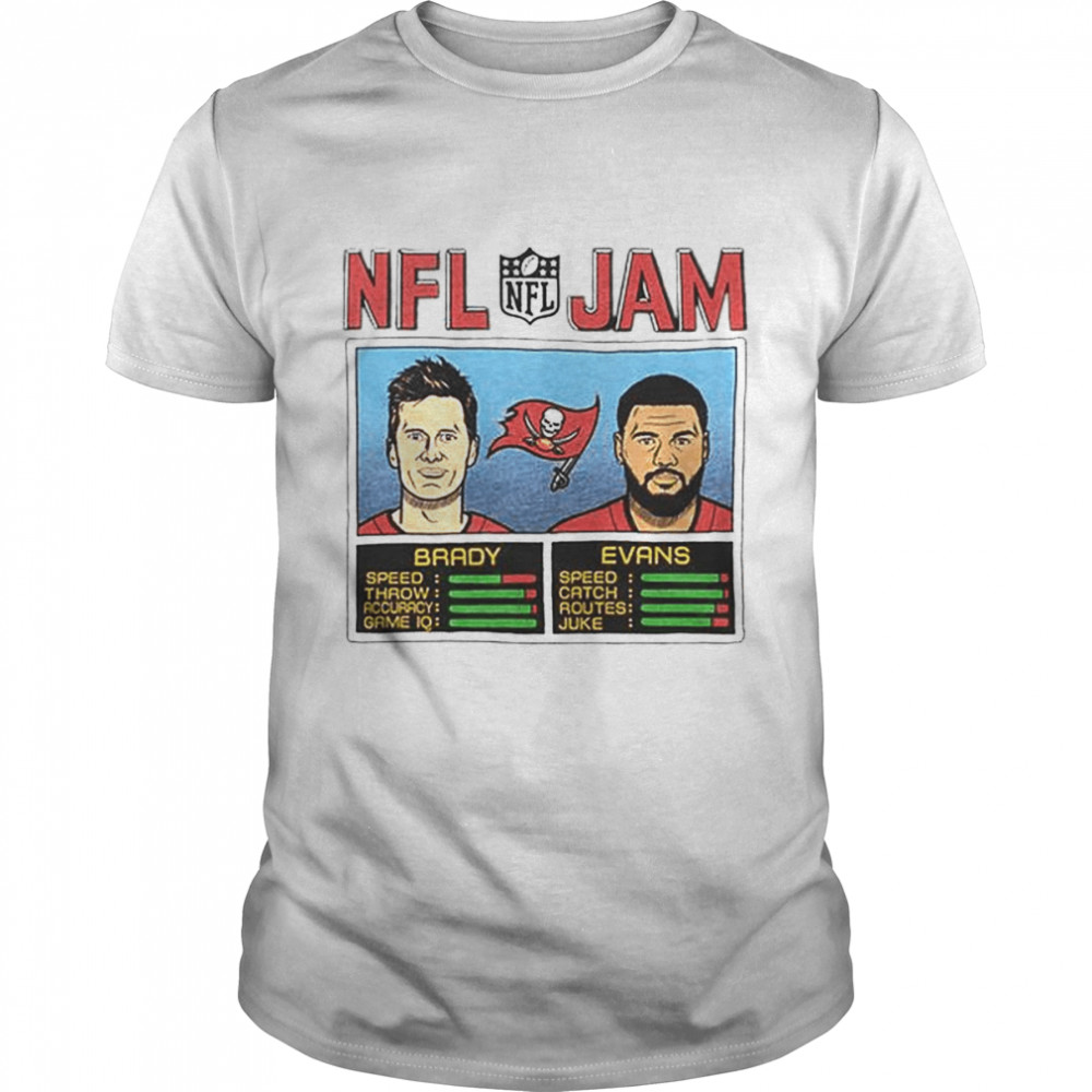 NFL JAM Tampa Bay Buccaneers Tom Brady & Mike Evans shirt Classic Men's T-shirt