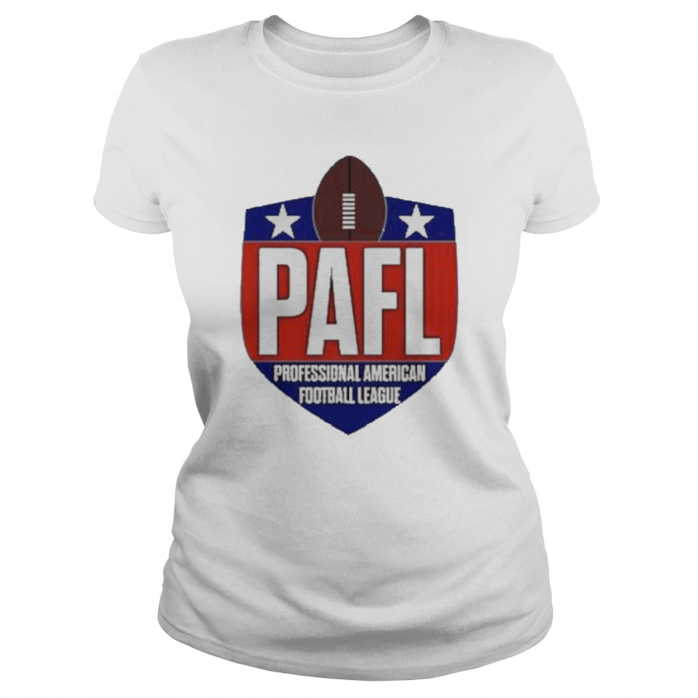 pafl professional american football league t shirt classic womens t shirt