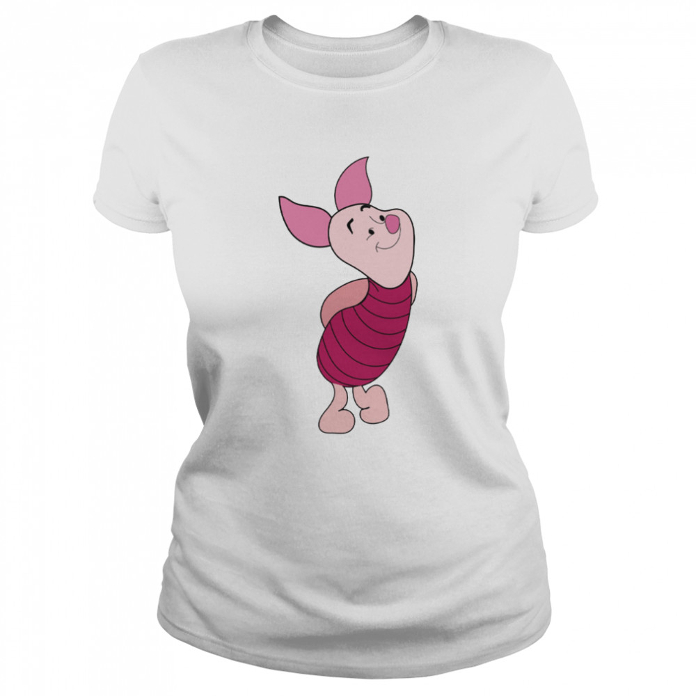 Pink Design Piglet In Winnie The Pooh shirt Classic Women's T-shirt