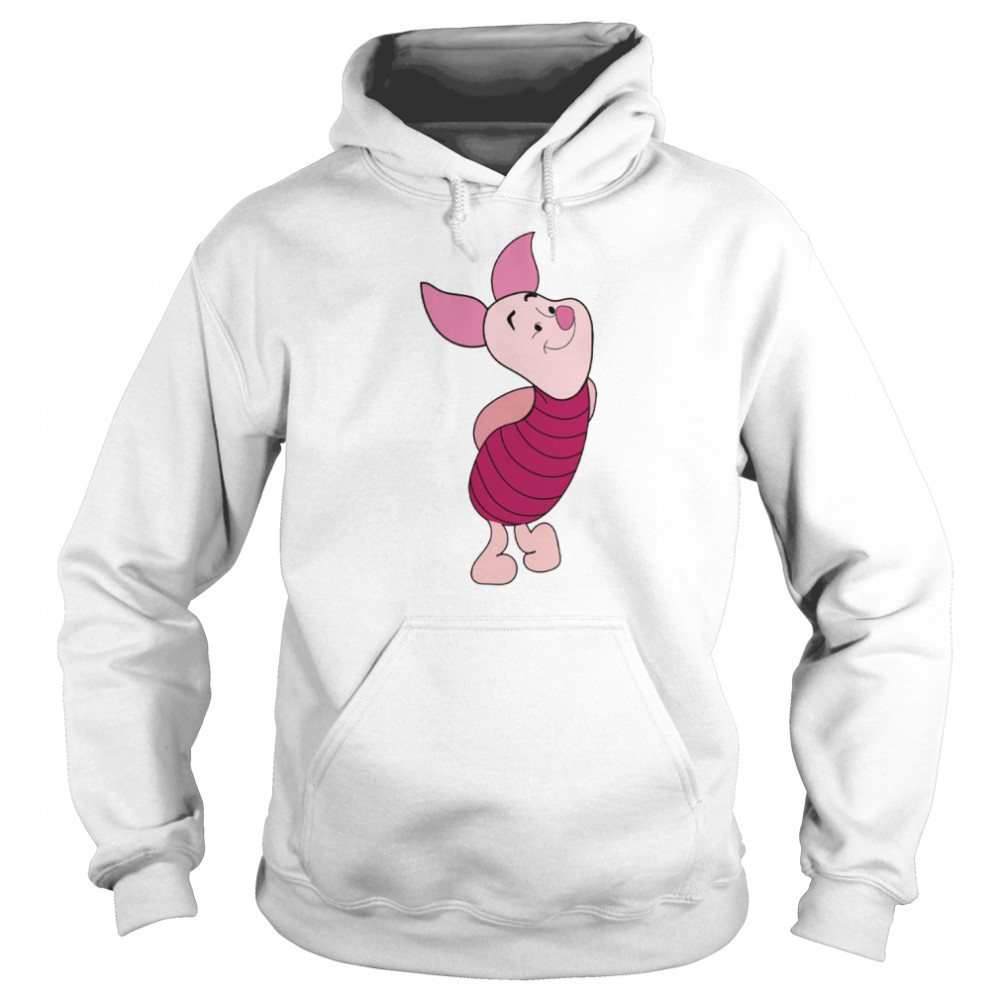 Pink Design Piglet In Winnie The Pooh shirt Unisex Hoodie