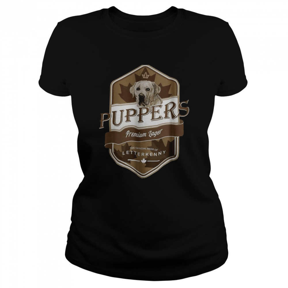 Puppers Beer Letterkenny’s Vintage Inspired 90s shirt Classic Women's T-shirt