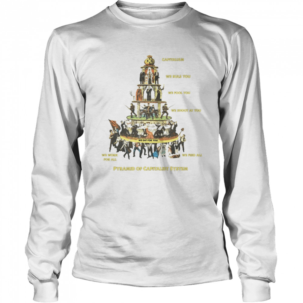 Pyramid Of Capitalist System shirt Long Sleeved T-shirt