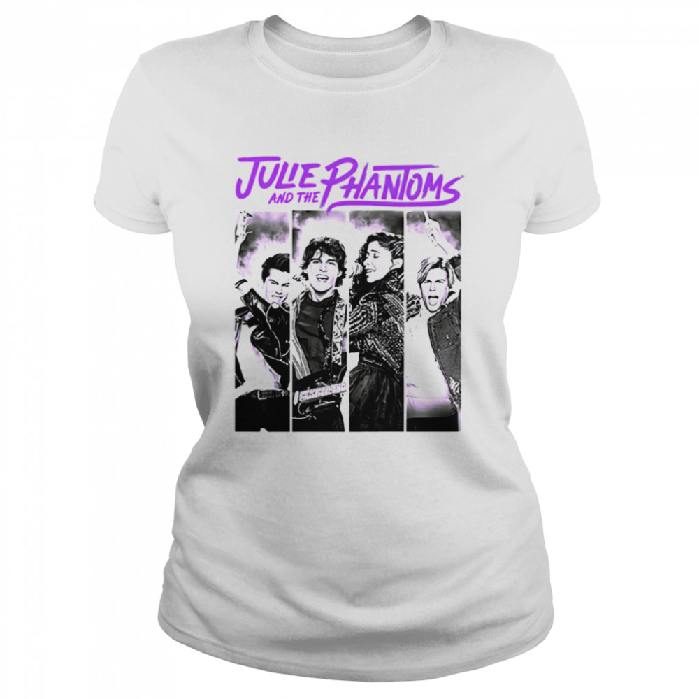 retro music band julie and the phantoms band shirt classic womens t shirt