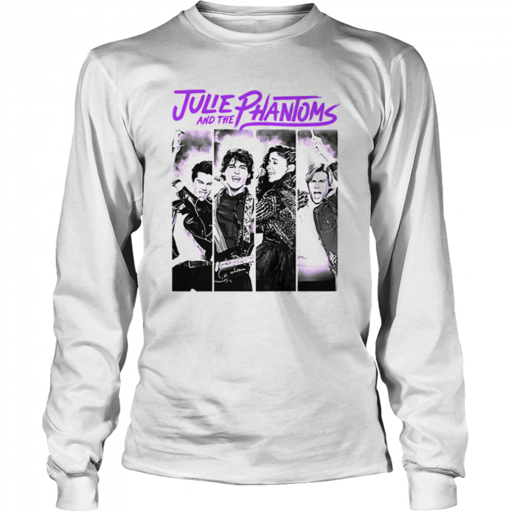 retro music band julie and the phantoms band shirt long sleeved t shirt