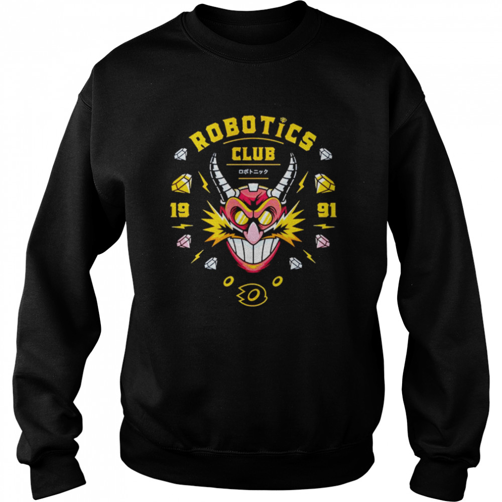 robotics club shirt unisex sweatshirt