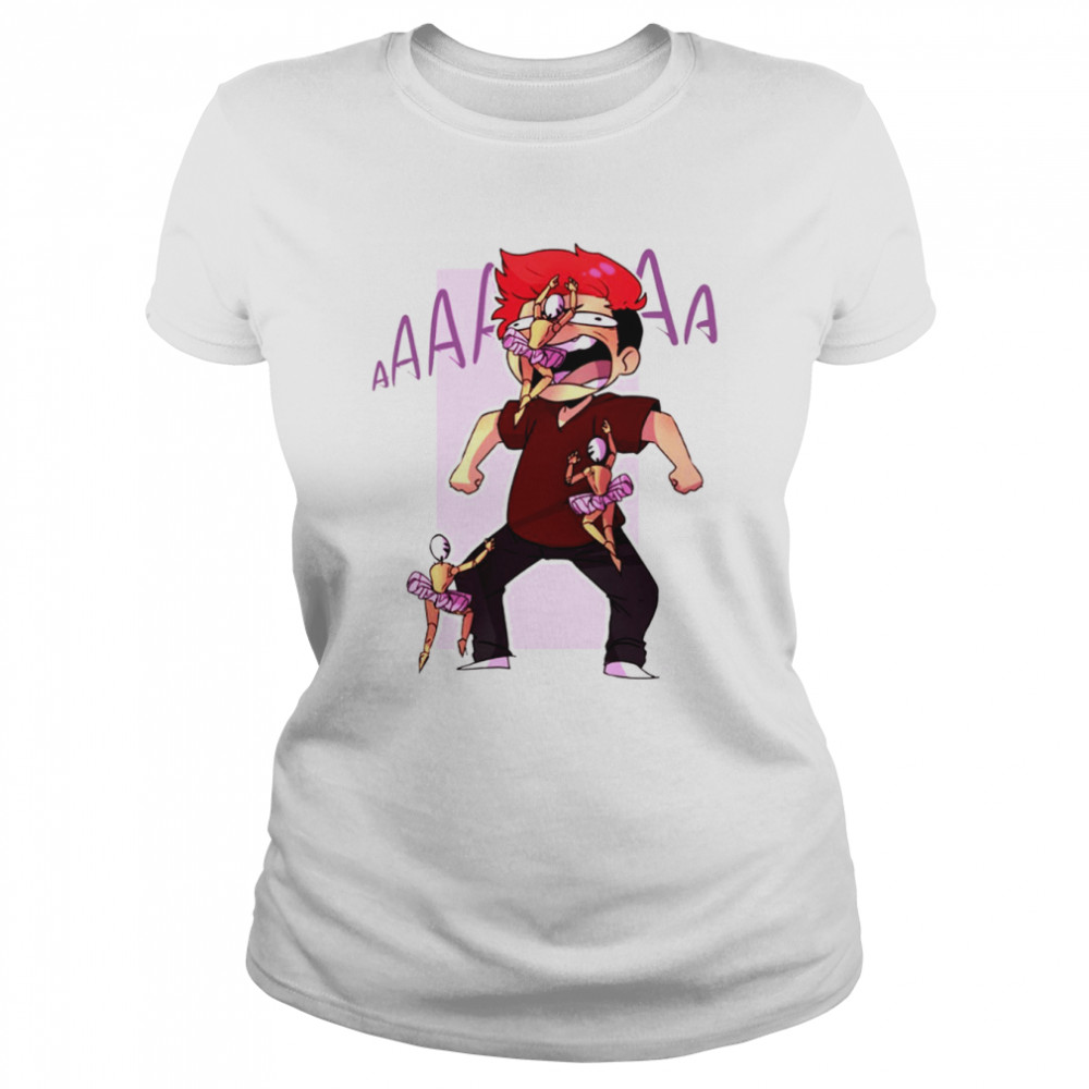 sat down and watched a markiplier video shirt classic womens t shirt