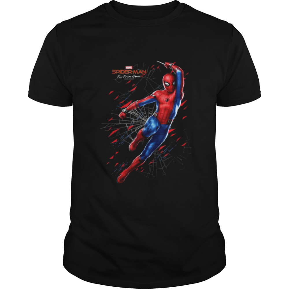 Spider Dudes Swing Shatter Far From Home Spiderman shirt Classic Men's T-shirt