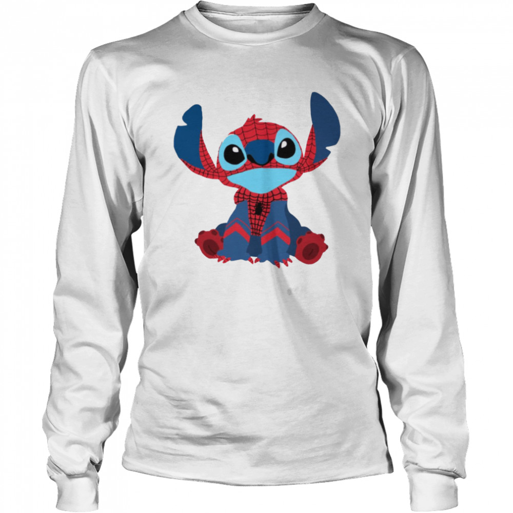 Spider Stitch Funny Cosplay Spiderman shirt Long Sleeved T-shirt