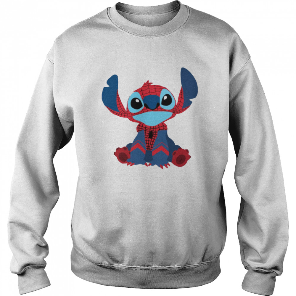 spider stitch funny cosplay spiderman shirt unisex sweatshirt