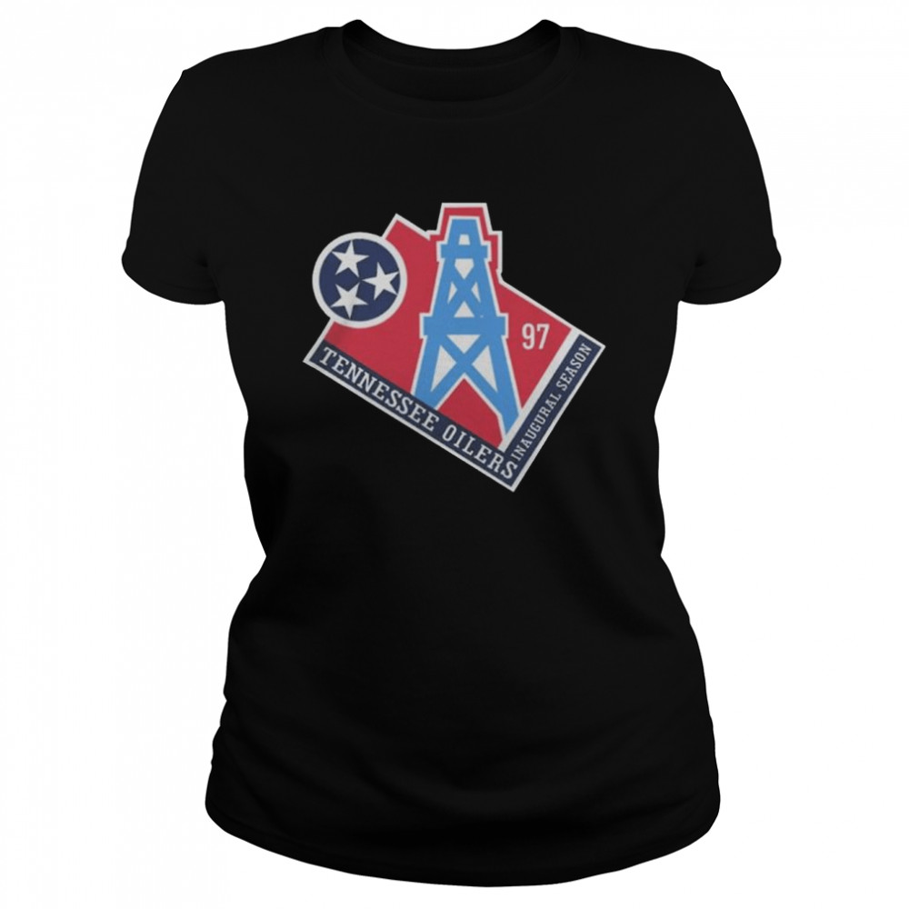 Tennessee titans tennessee oilers inaugural season 97 shirt Classic Women's T-shirt