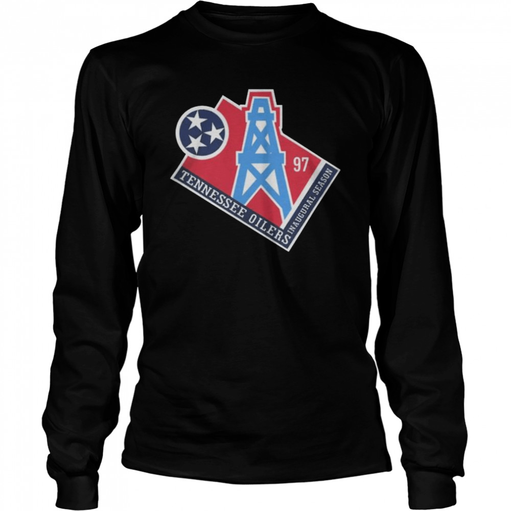 Tennessee titans tennessee oilers inaugural season 97 shirt Long Sleeved T-shirt