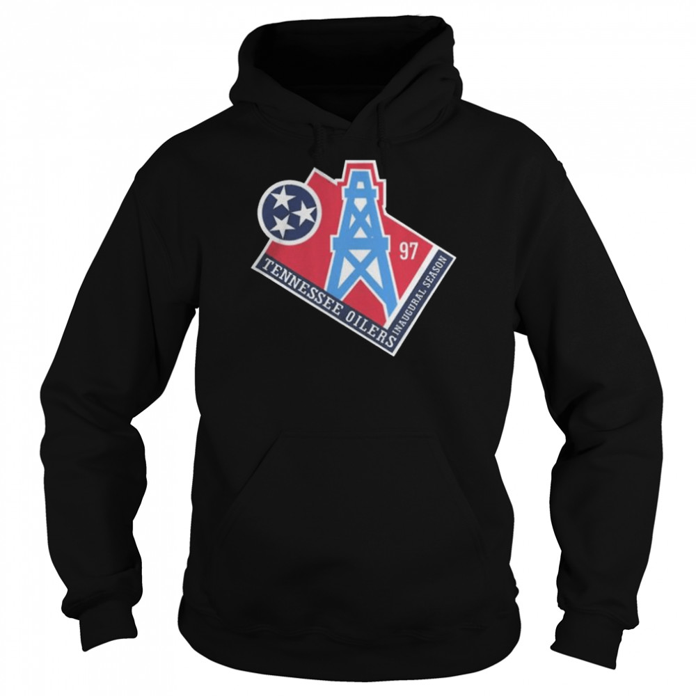 Tennessee titans tennessee oilers inaugural season 97 shirt Unisex Hoodie