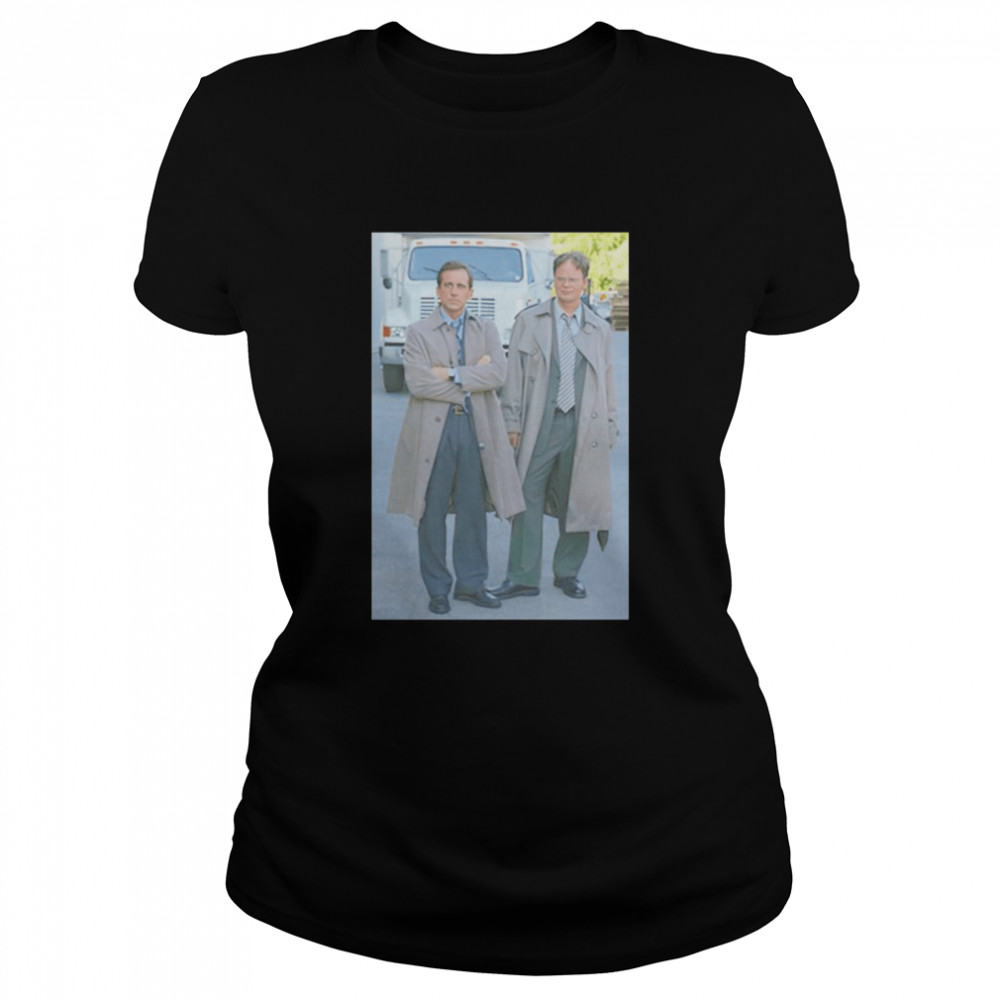 The Office Dwight and Michael Coat shirt Classic Women's T-shirt