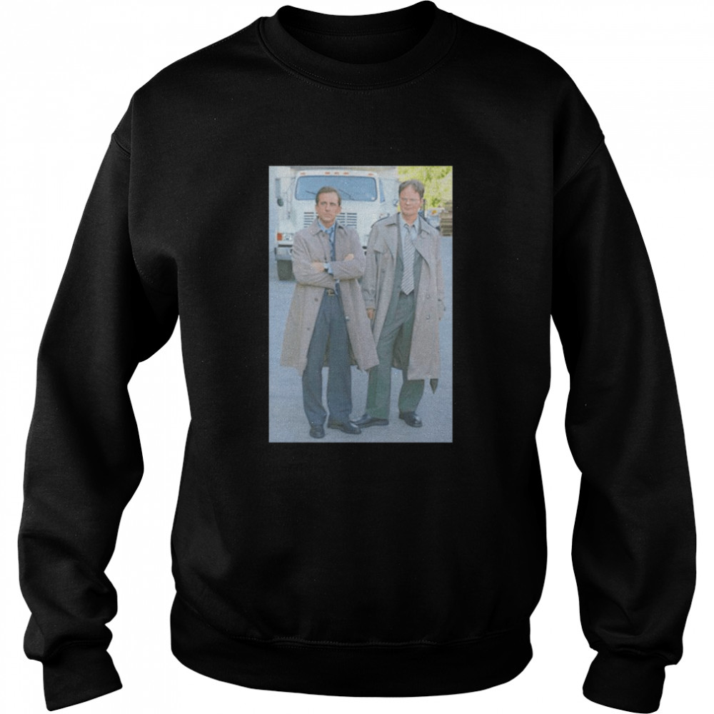 The Office Dwight and Michael Coat shirt Unisex Sweatshirt