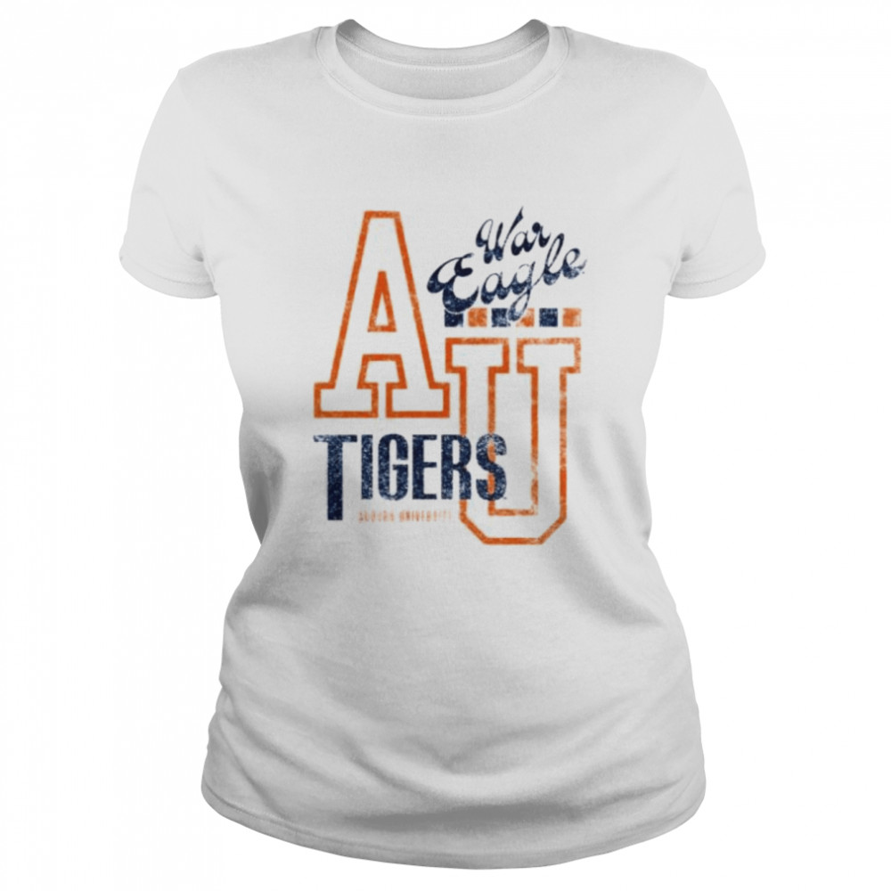 Top auburn Tigers war eagle huddle up shirt Classic Women's T-shirt