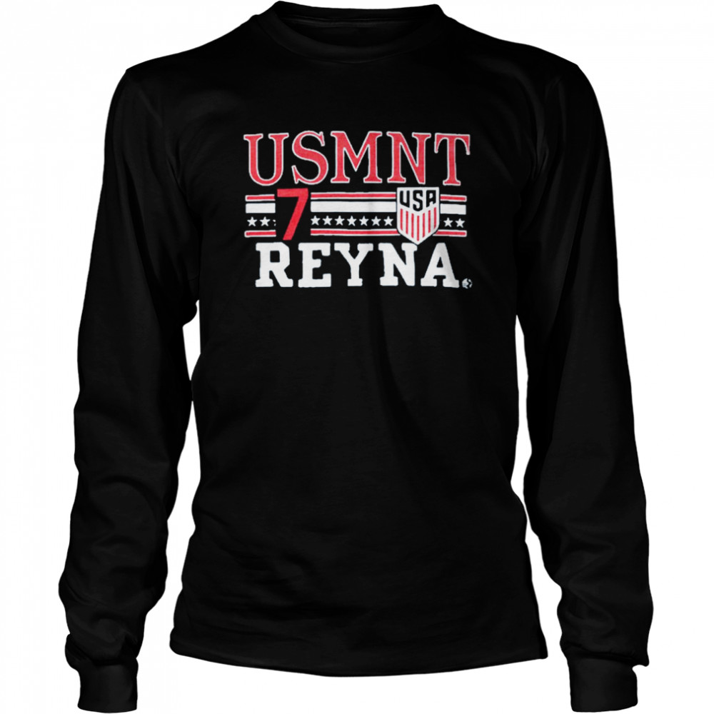 USMNT 7 Reyna Jersey shirt Long Sleeved T-shirt