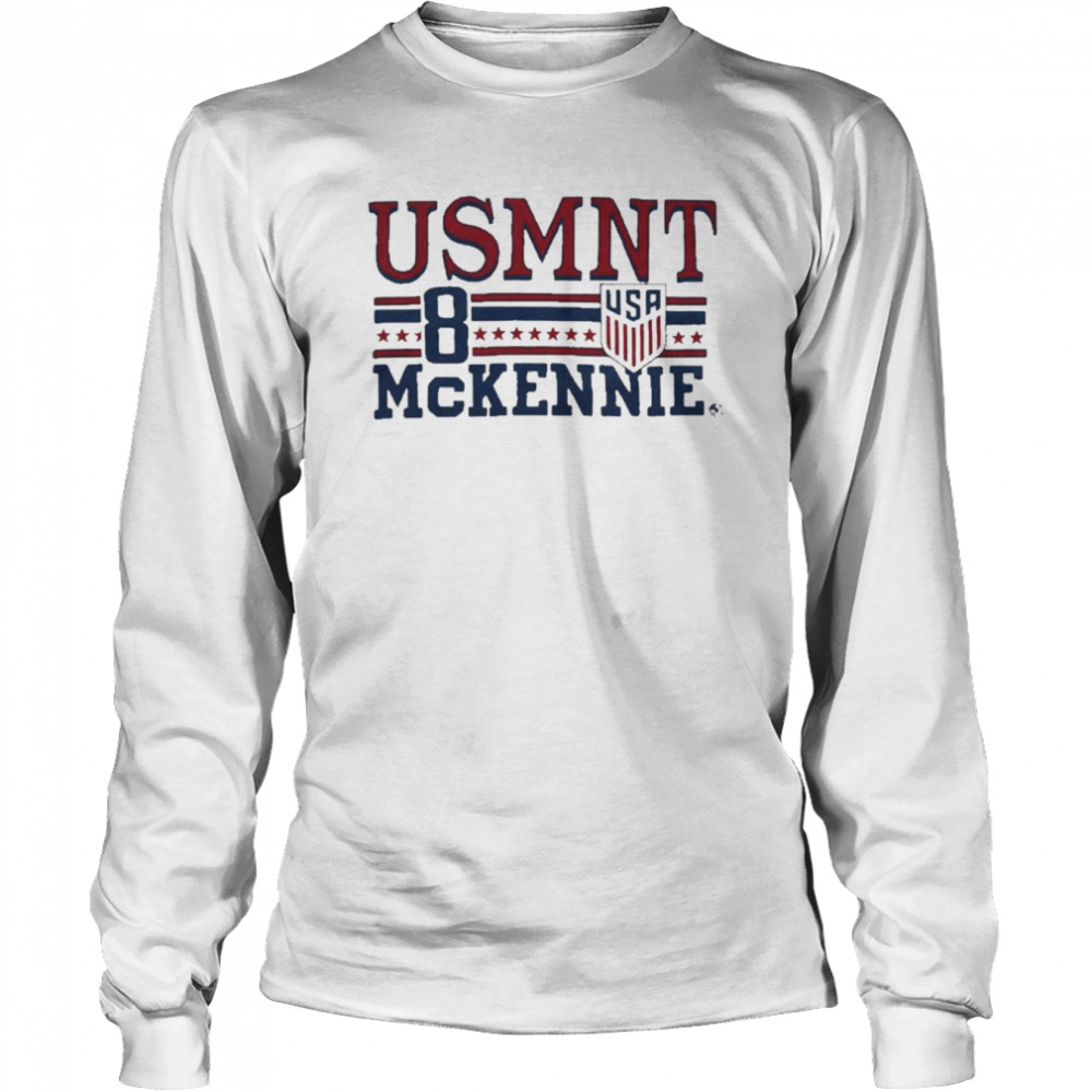 USMNT 8 McKennie Jersey shirt Long Sleeved T-shirt