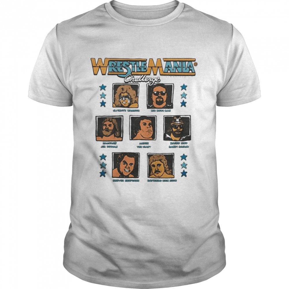 WrestleMania Challenge Retro Logo WWE 2022  Classic Men's T-shirt