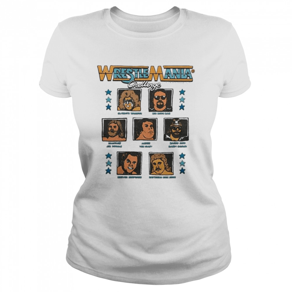 WrestleMania Challenge Retro Logo WWE 2022  Classic Women's T-shirt
