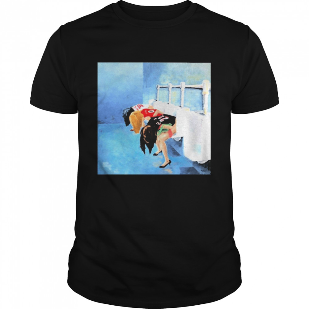 Portland trail blazers ladies line was too long T-shirt