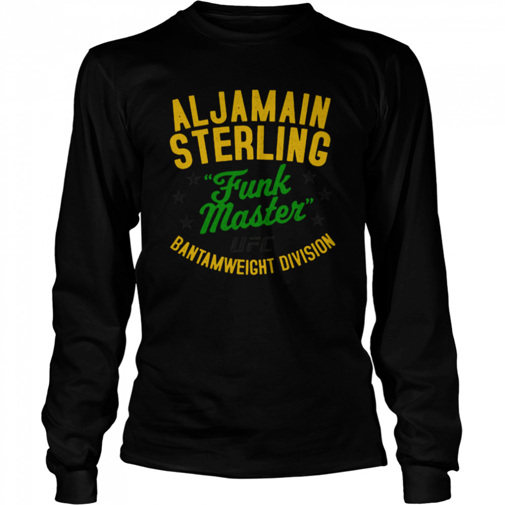 Aljamain Sterling Yellow Design Ufc Master shirt Long Sleeved T-shirt