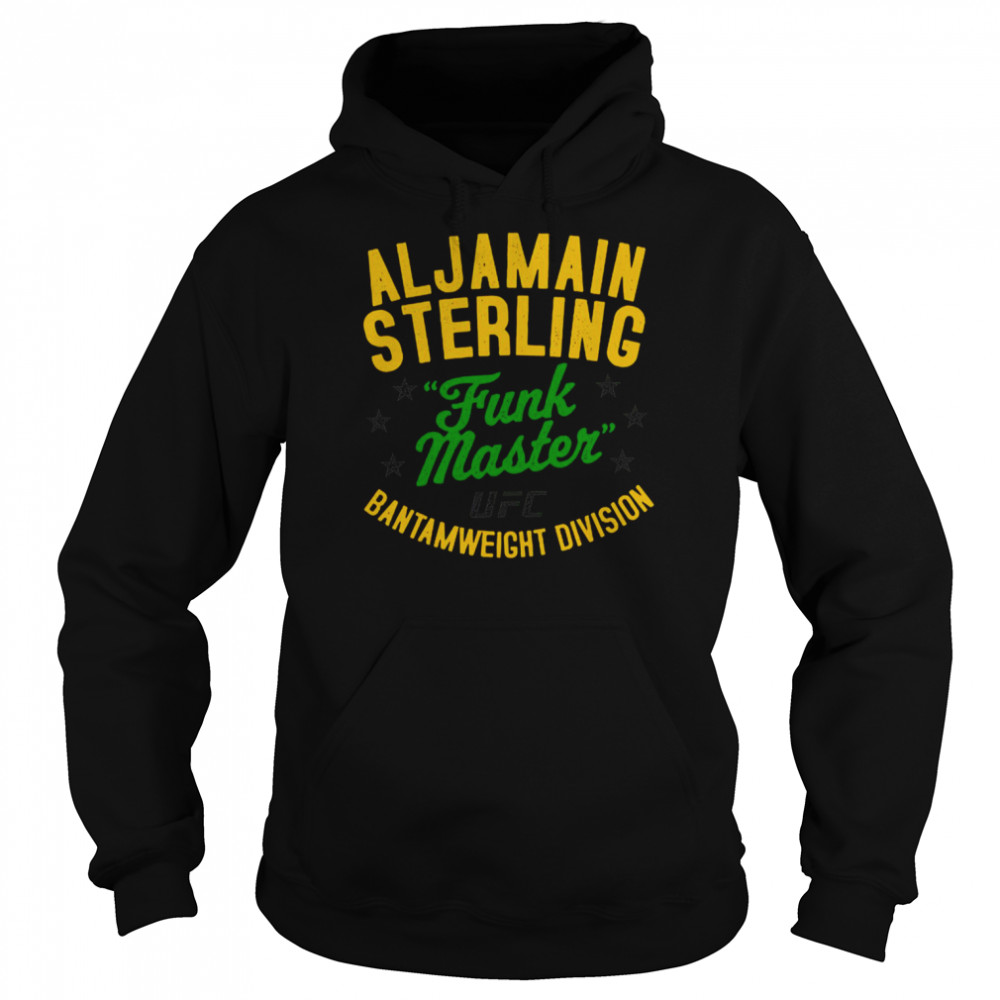 aljamain sterling yellow design ufc master shirt unisex hoodie