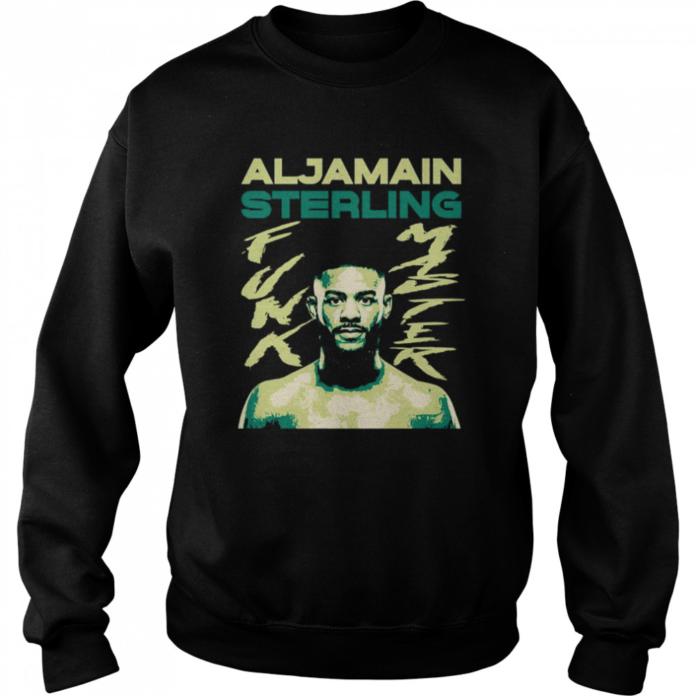 Animated Portrait Aljamain Sterling Funk Master Mma And Ufc shirt Unisex Sweatshirt