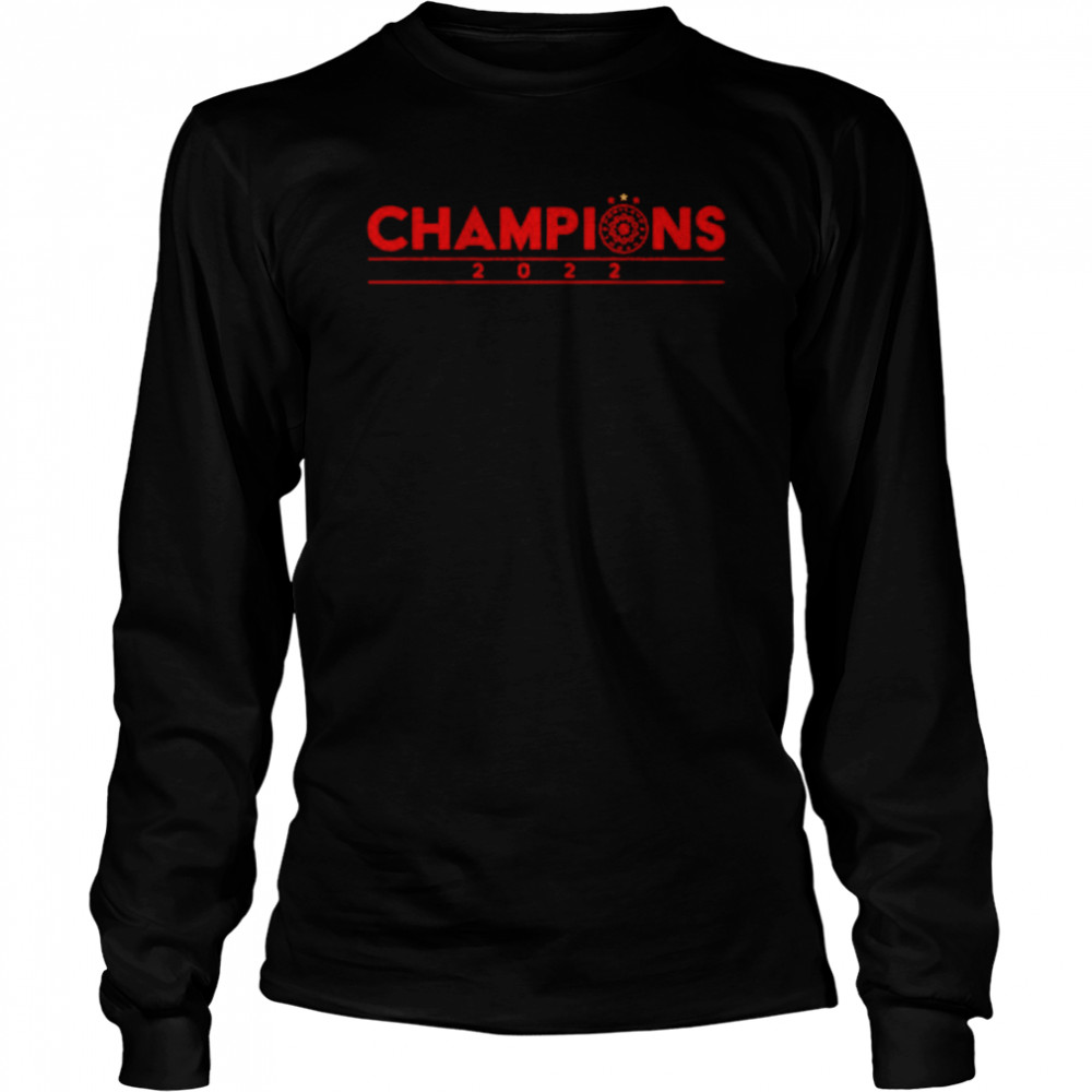 Awesome champions 2022 Portland Thorns three-star champs shirt Long Sleeved T-shirt