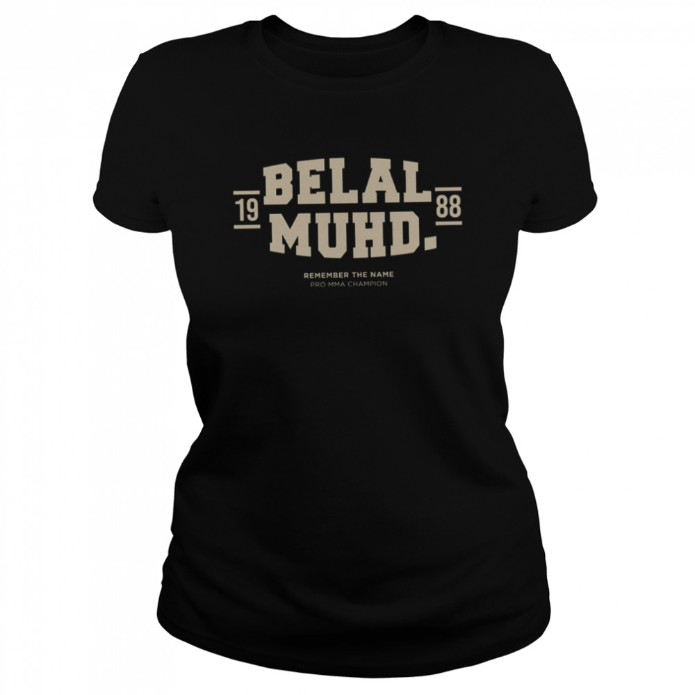 Belal Muhammad Ufc Mma Fighter Logo shirt Classic Women's T-shirt