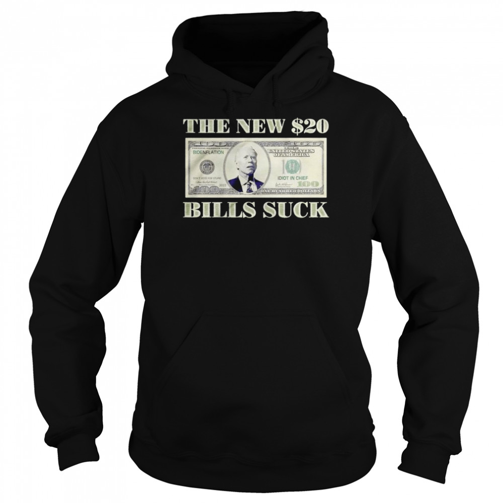 biden two dollar inflation the new bills suck shirt unisex hoodie
