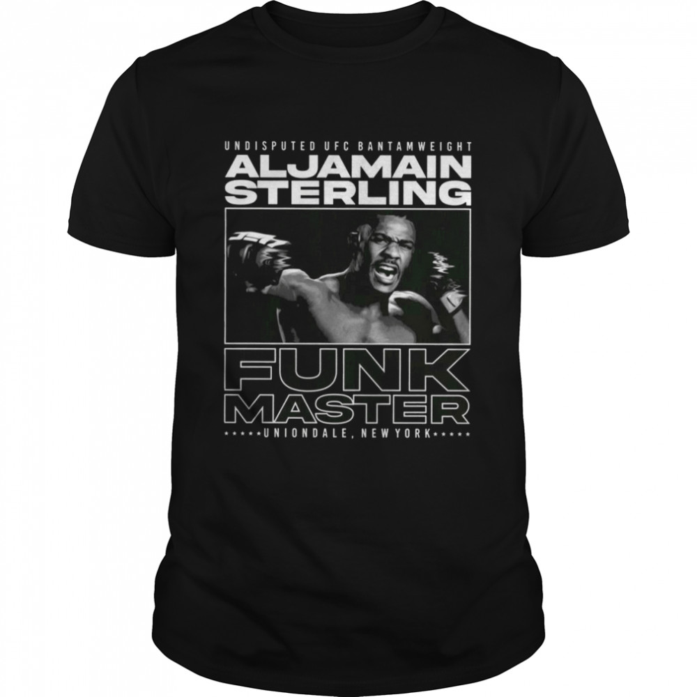 Black And White Aljamain Sterling Ufc Champ shirt