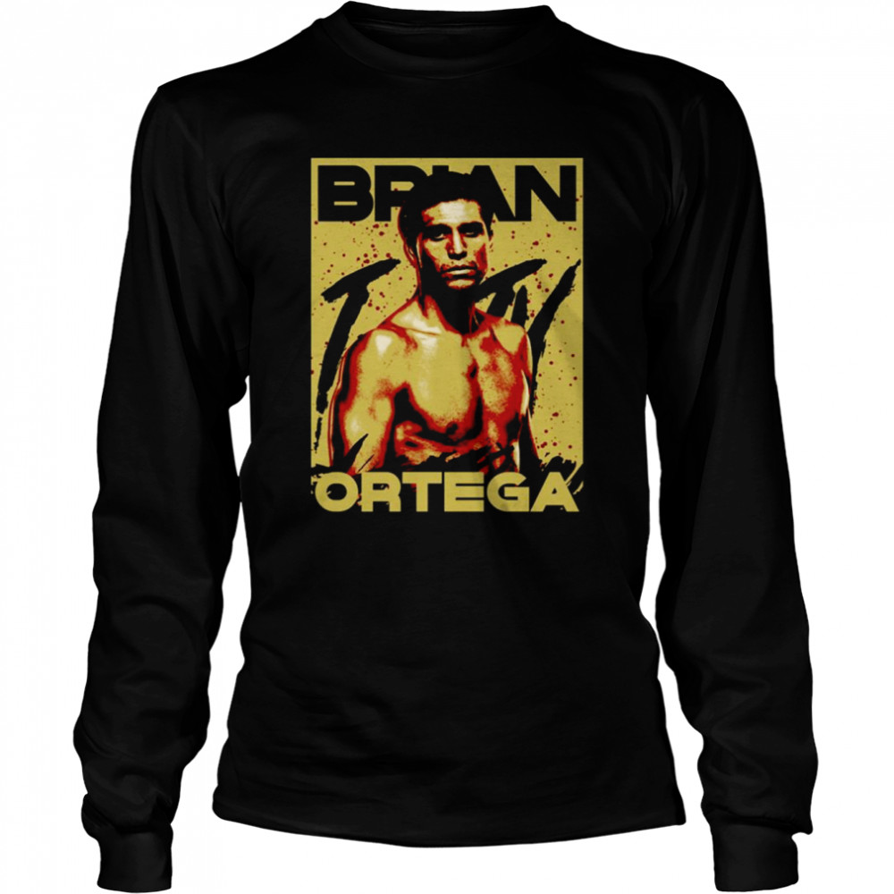 Brian Ortega Mma Art For Ufc Fans shirt Long Sleeved T-shirt