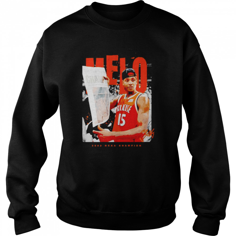 Carmelo Anthony Syracuse NCAA Champion shirt Unisex Sweatshirt