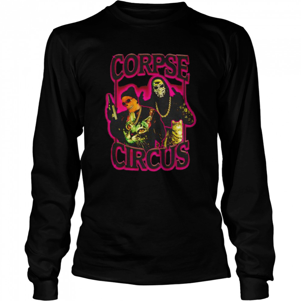 corpse circus skeleton shirt long sleeved t shirt
