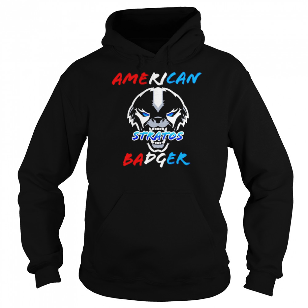 danny stratos american stratos badger shirt unisex hoodie