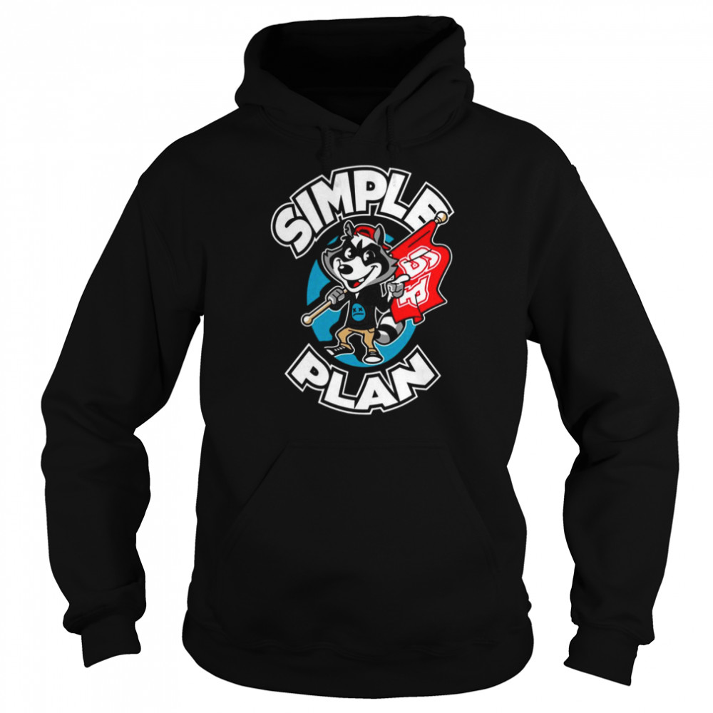mascot cartoon design simple plan shirt unisex hoodie