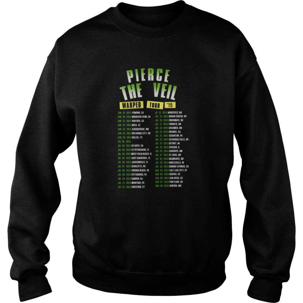 Merch Monster Warped Tour Pierce The Veil shirt Unisex Sweatshirt