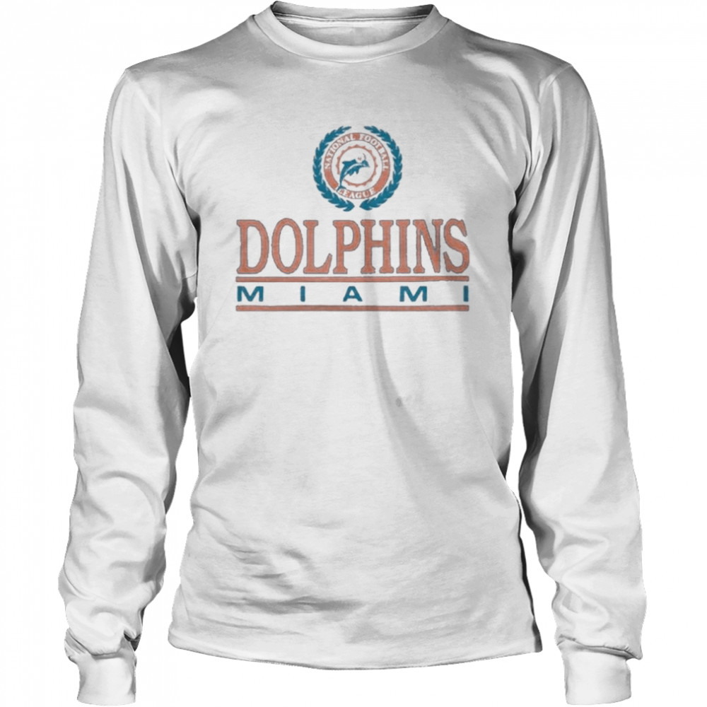 Miami Dolphins Crest National Football League 2022 Logo shirt Long Sleeved T-shirt