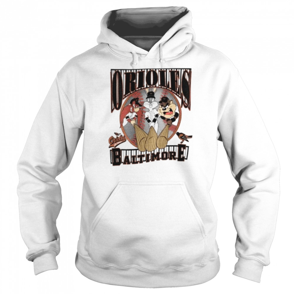 MLB Vintage 1993 Looney Tunes Baltimore Orioles T shirt Unisex Hoodie