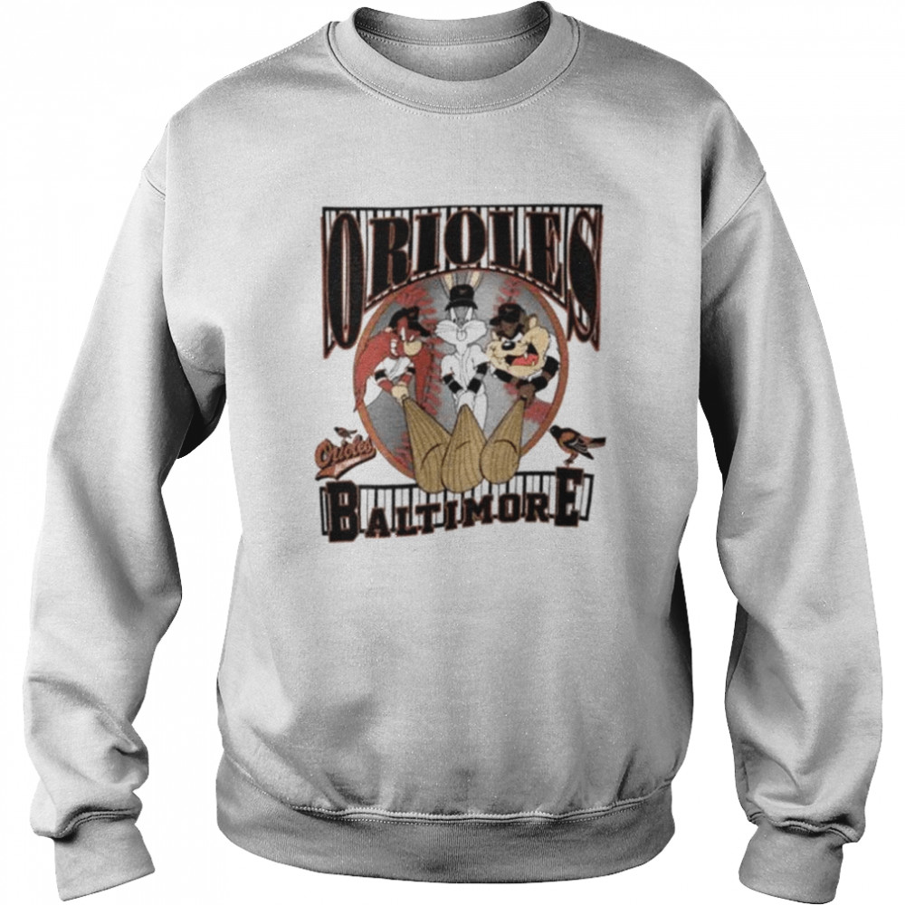 MLB Vintage 1993 Looney Tunes Baltimore Orioles T shirt Unisex Sweatshirt