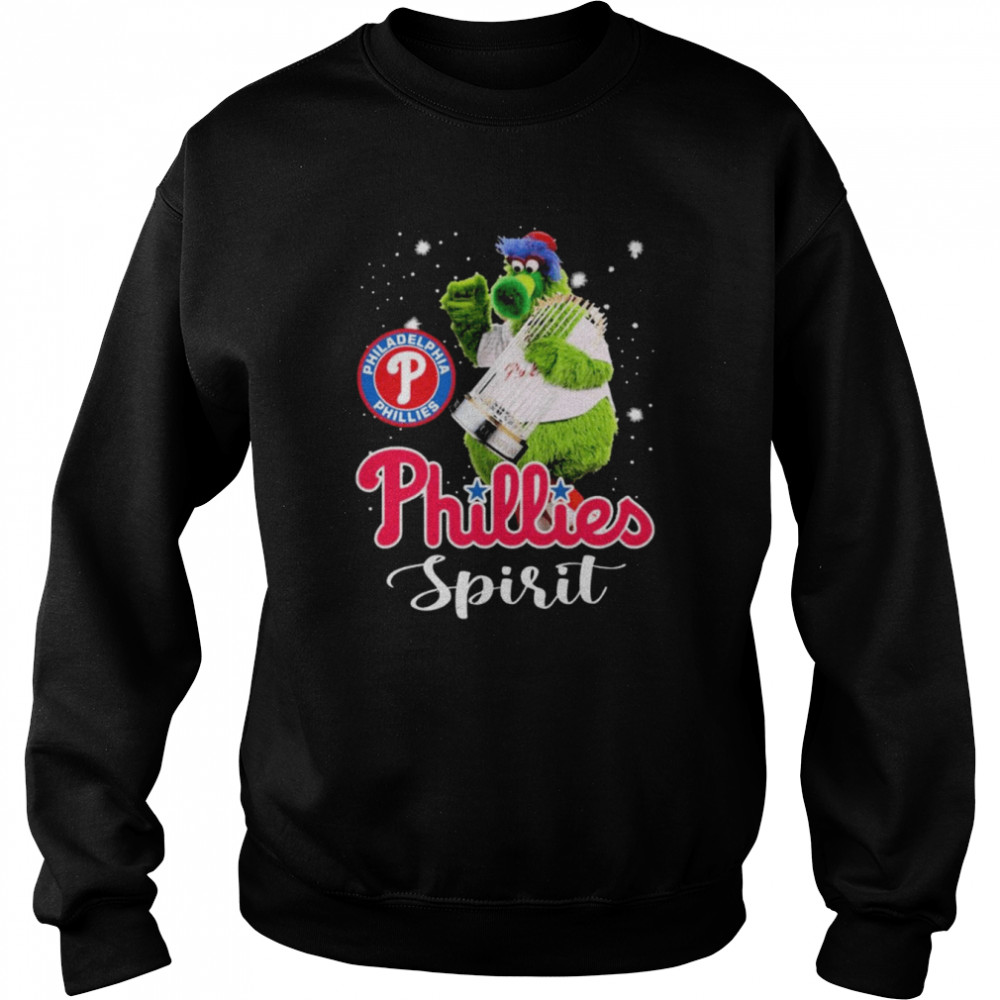 philadelphia phillies spirit phillie phanatic world series champions 2022 unisex sweatshirt