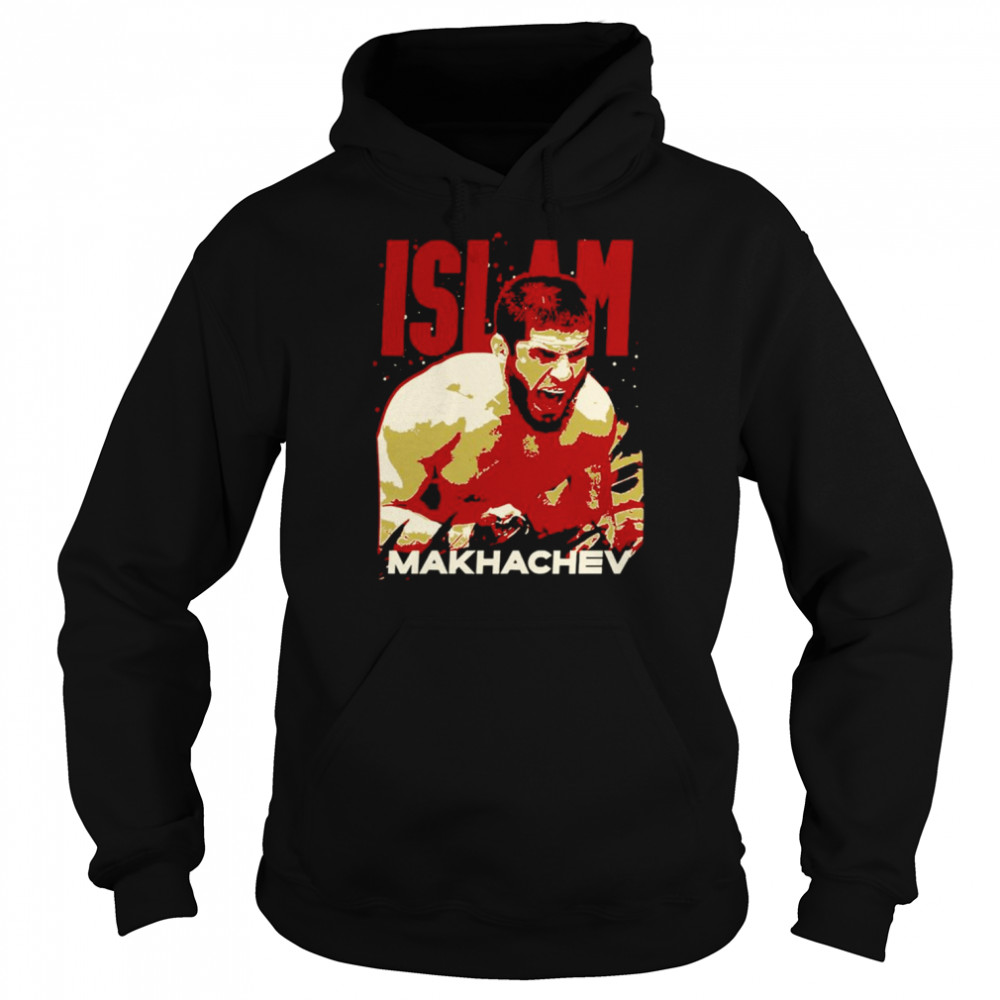 professtional ufc fighter islam makhachev shirt unisex hoodie